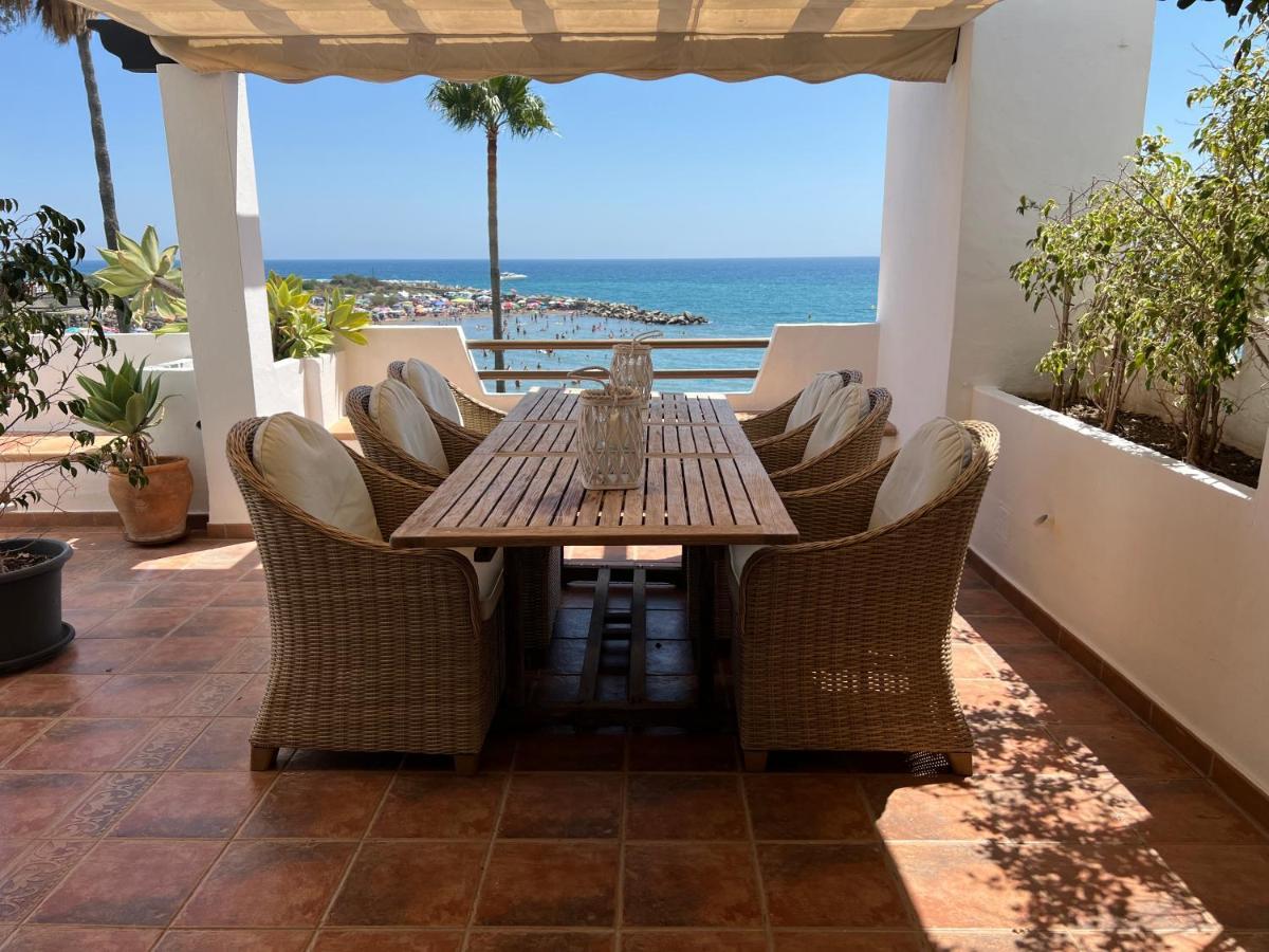 Playa Cristo Amazing Beach Terrace Appartment エステポナ エクステリア 写真
