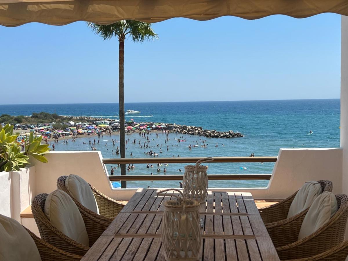 Playa Cristo Amazing Beach Terrace Appartment エステポナ エクステリア 写真