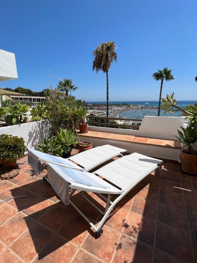 Playa Cristo Amazing Beach Terrace Appartment エステポナ エクステリア 写真